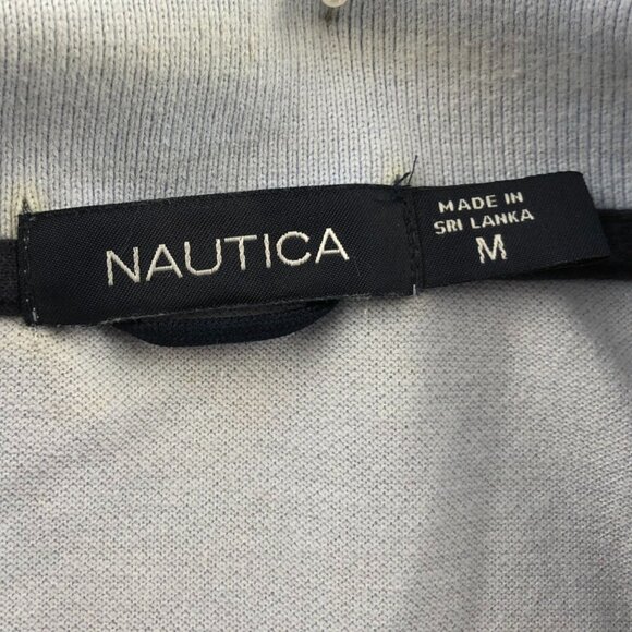 2 Nautica Mens Polo Shirt Medium Lot Of Two Short Sleeve Striped Classic Casual - Picture 14 of 16